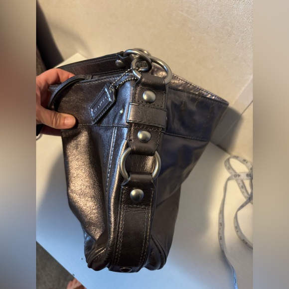 Coach Legacy West Zoe Hobo Bag EUC Bronze - Picture 11 of 11